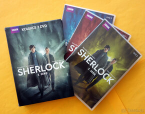 3 DVDset: Sherlock /2. série 2011/NEPOUŽITÉ,NEHRANÉ 100%stav - 6