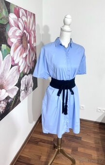 Košilové bavlněné šaty Emily Van Den Bergh - 6
