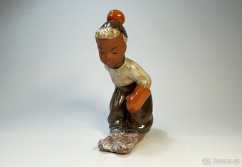 Keramické sošky - lyžiari - 6