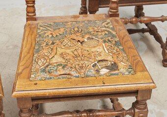 4 x zidle dub tlacena kuze - AKCE - 6