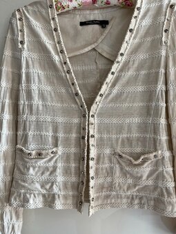 Letní plátěné šaty s bolérkem- Marc Aurel- 36-38 - 6