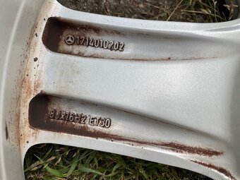 Mercedes ALU kola 5x112 16”+ letní pneu dvourozměr - 6