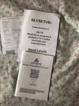 Sluchátka pro seniory a nedoslýchavé AR- TV2 - 6