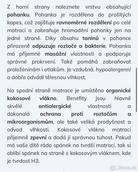 Dětská matrace 160cm x 80cm - 6