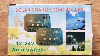 Solární regulátor 20A nabíjení s LED displejem 12V24V Auto - 6