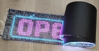 Barevná světelná LED reklama poutač pás flexibilní i do auta - 6