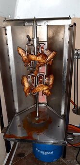Plynovy gril na gyros. - 6