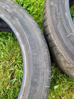 Prodám pneu 215/40 r16 - 6