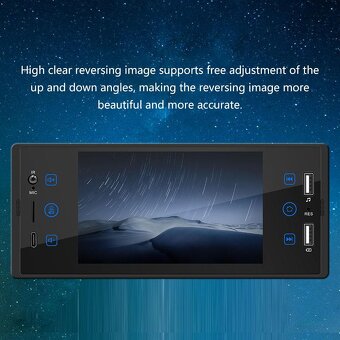 Dotykové 1din autorádio 5" s kamerou Bluetooth FM - 6