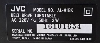 Gramofon JVC AL-A1 (ROK 1987) - 6