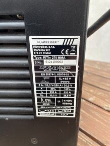 PROFI svářečka Kühtreiber KITin 270 MMA - MMA/TIG - 6