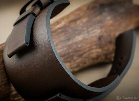 Kožený široký řemínek č.12 k hodinkám - 6