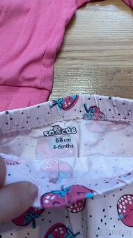 Leginky na miminko holčičku vel. 68 - 6