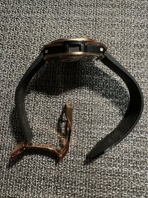 pánské designové měděné hodinky s koženým páskem - 6
