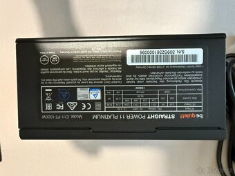 Prodám Be quiet STRAIGHT POWER 11 Platinum 1000W - záruka - 6