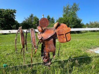 Westernové sedlo zakázková výroba. Šité na appaloosu - 6