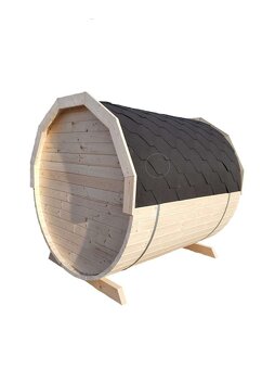 Finská venkovní sauna sudová - 6