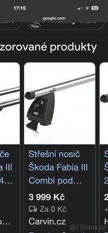 Příčníky na Škoda Fabia 3 combi - 6