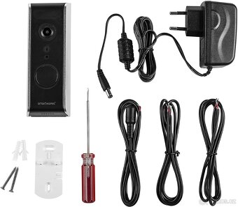 Video zvonek s kamerou Smartwares Wired IP Wi-Fi nový - 6