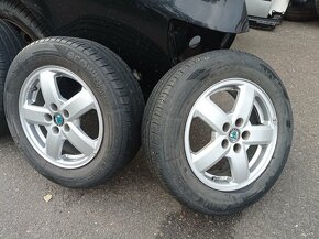 Prodám ALU kola Škoda Octavia 1, 15" originální - 6