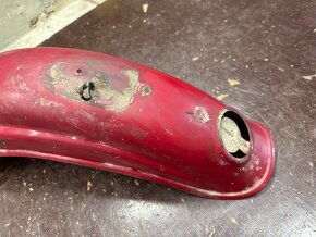 Predám zadní blatník JAWA 250 350 zachovalý - 6