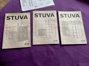 Ikea Smastad/Stuva - vyvýšená patrová postel / palanda - 6