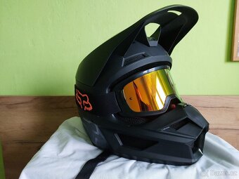 Motokrosové brýle se zrcadlovým sklem FOX Main Stray Goggle - 6