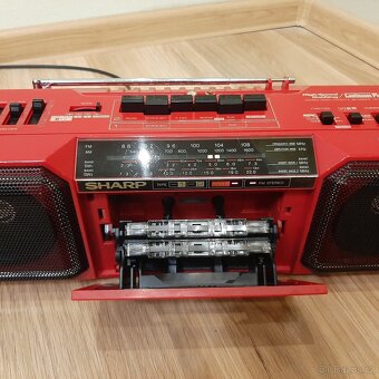 Radiomagnetofon+1-SHARP cerveny gratis. - 6