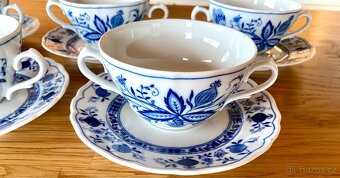 Starý porcelán Tirschenreuth polévková sada - 6