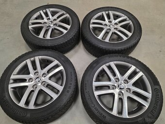 Zimni alu kola 205/55 r16 original skoda octavia volkswagen - 6