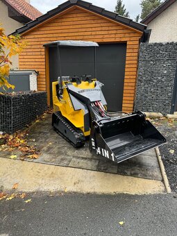 Smykový pásový nakladač sedadlový, lžíce 4v1. - 6