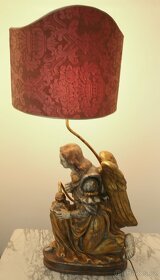 Velká starožitná lampa Anděl - 6