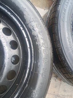 Plechové disky 6,5Jx16 , pneu 205/55 R16 - 6