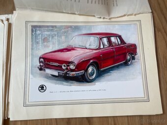 Historická alba ŠKODA AUTO - kreslené modely aut - 6