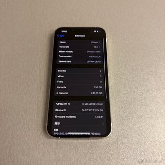 iPhone 13 Pro 256GB silver, jako nový, rok záruka - 6