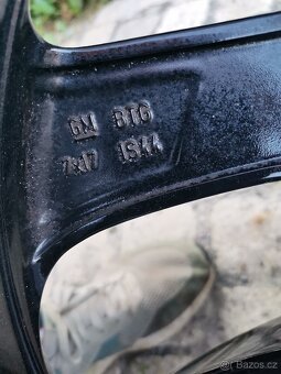 al.disky 4x100 R17 original OPEL - 6