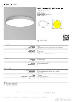 Prodám Delta Light Multinova 30 & 55 – led svítidla - 6