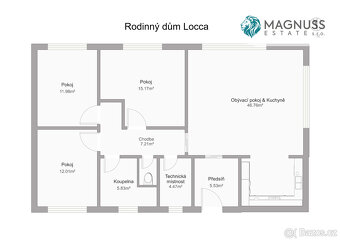 Prodej, rodinný dům bungalov 4+kk, 105 m2, Životice u Nového - 6