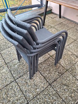 Ratanové židle 4 ks - 6