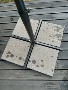 Slunečník 3x3 m antracit naklápěcí - 6