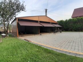 Plechová garáž 9x5 m zlatý dub - 6