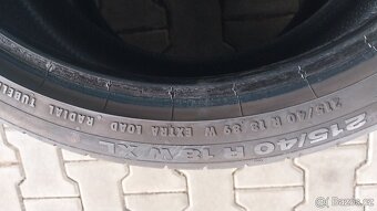 Prodám 2 x letní pneu Continental 215/40/18 - 6