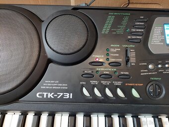 Klávesový syntezátor Casio CTK-731 RARITA - 6