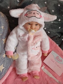 Realistická Reborn panenka ovečka - 6