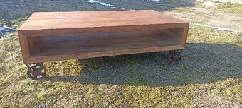 Konferenční stolek Industrial top model masiv dřevo - 6