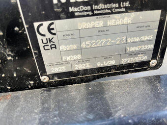 Lišta MacDon FD230 9,1 m - 6