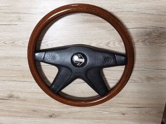 Dřevěný volant MOMO ML38, W201, W124, W123, Golf II - 6