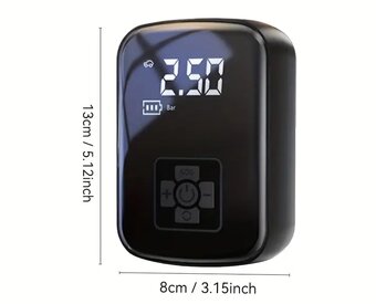 AKU KOMPRESOR - Digitální bezdrátový kompresor 120 W, 7,4 V, - 6