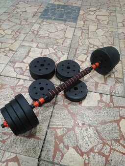Činkový set činky 2x15 kg - 6