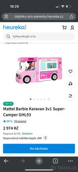 Mattel Barbie Karavan 3v1 - 6
